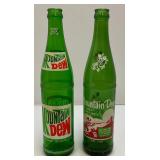 Vintage Early Mountain Dew Soda Bottles