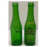 Misc. Vintage Early Soda Bottles Including Hires, 7UP & More