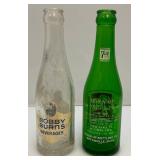 Misc. Vintage Early Soda Bottles Including Hires, 7UP & More