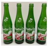 Vintage Early Mountain Dew Soda Bottles