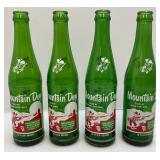 Vintage Early Mountain Dew Soda Bottles