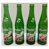Vintage Early Mountain Dew Soda Bottles