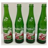 Vintage Early Mountain Dew Soda Bottles