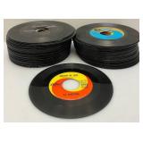 Large Group Of 45 Records Including Beatles, Elvis, Rolling Stones & More