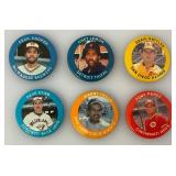 Misc. 1984 MLBPA Fun Foods, Fun Facts Pin Back Buttons