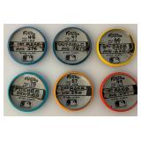 Misc. 1984 MLBPA Fun Foods, Fun Facts Pin Back Buttons