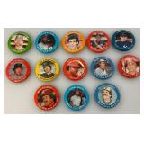 Misc. 1984 MLBPA Fun Foods, Fun Facts Pin Back Buttons