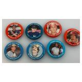 Misc. 1984 MLBPA Fun Foods, Fun Facts Pin Back Buttons