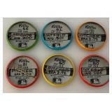 Misc. 1984 MLBPA Fun Foods, Fun Facts Pin Back Buttons