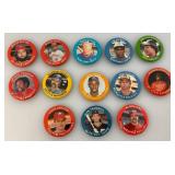 Misc. 1984 MLBPA Fun Foods, Fun Facts Pin Back Buttons