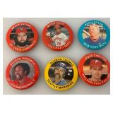 Misc. 1984 MLBPA Fun Foods, Fun Facts Pin Back Buttons