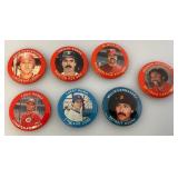 Misc. 1984 MLBPA Fun Foods, Fun Facts Pin Back Buttons