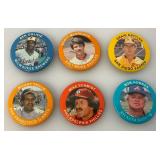 Misc. 1984 MLBPA Fun Foods, Fun Facts Pin Back Buttons