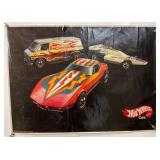 1975 Redlines Hot Wheels Poster 21" x 29"
