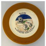 1969 Men On The Moon Collectors Plate 10"
