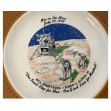 1969 Men On The Moon Collectors Plate 10"