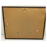 Misc. Vintage Framed Items Including "The Hustler" Dogs Playing Pool Print (Has Staining) & More