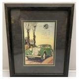 Misc. Vintage Framed Items Including "The Hustler" Dogs Playing Pool Print (Has Staining) & More