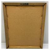 Misc. Vintage Framed Items Including "The Hustler" Dogs Playing Pool Print (Has Staining) & More