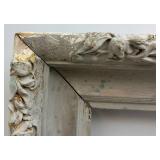 Antique Large Ornate Plaster & Wood Victorian Style Picture Frame 26 1/2" x 35"