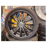 265/35ZR22 Tires on Bhorghini 22" Rims