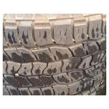 Lot of (4) LT305/55R20 Tires on American Truxx 20" 8-bolt Rims (8x180 bolt pattern)