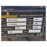 2023 Land Honor Backhoe Attachment DGB-14-84D