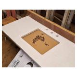 Ceramic Countertop with (2) Sink Cutouts and Back Splash U2015-W-1