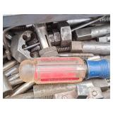 Taps and Dies in Metal Tool Box