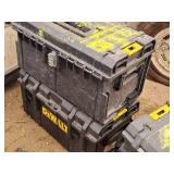 Lot of (2) Plastic Tool Boxes (empty)