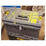 Lot of (2) Plastic Tool Boxes (empty)