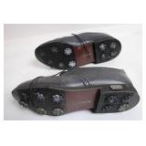 Pair of FoonJoy Two-Tone Golf Shoes with Spikes