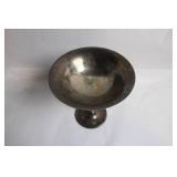 Antique Silver Chalice with Ornate Grapevine Design