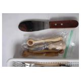 Assorted Stainless Steel Flatware Set with Cheese Knife and Spreaders