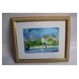 Framed Artistic Print of Walt Disney World Beach Club Resort by Alexandria Skorobat