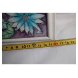 Framed Watercolor Artwork of Blue Flower by Tayler Bockstruck