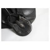 Vintage Gucci Black Monogram Canvas and Leather Tote Bag