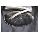 Capriori Black Tote Bag with Silver Detail