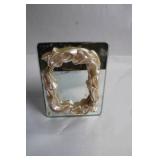 Ornate Vintage Gold Beveled Glass Picture Frame