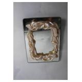 Ornate Vintage Gold Beveled Glass Picture Frame