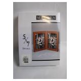 MALDEN International Designs 5x7 Double Wood Picture Frame