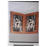 MALDEN International Designs 5x7 Double Wood Picture Frame