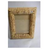 Crackled Finish Wood Picture Frame