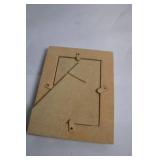 Crackled Finish Wood Picture Frame