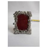 Ornate Metal Picture Frame with Forest Motif