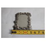 Decorative Elephant-Themed Silver Plated Photo Frame