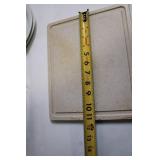 Collection of Ceramic Baking Dishes and Cutting Board