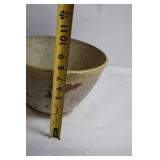 Handcrafted Ceramic Bowl with Rustic Glaze Finish