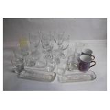 Assorted Collection of Glassware and Ceramic Mugs
