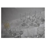 Assorted Collection of Glassware and Ceramic Mugs